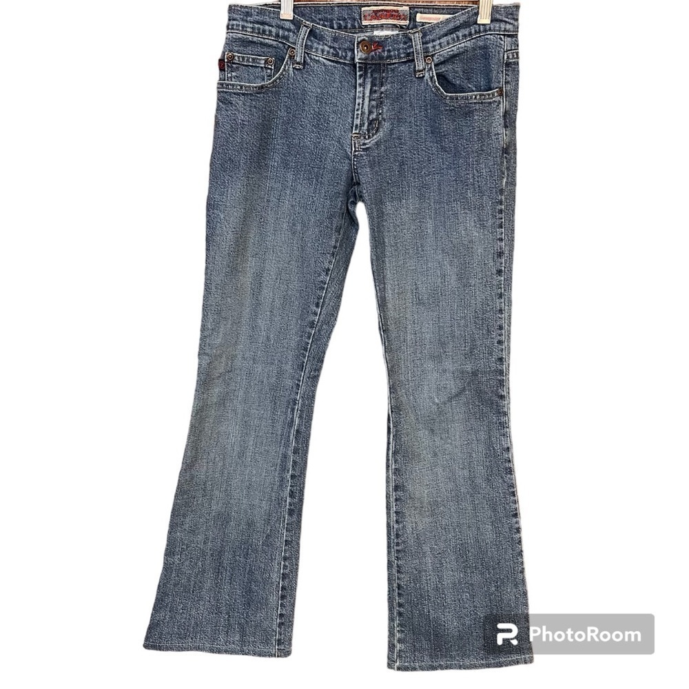 Z. Cavaricci Vintage Bumpster Girl Low Rise Flare Jeans Sz-7